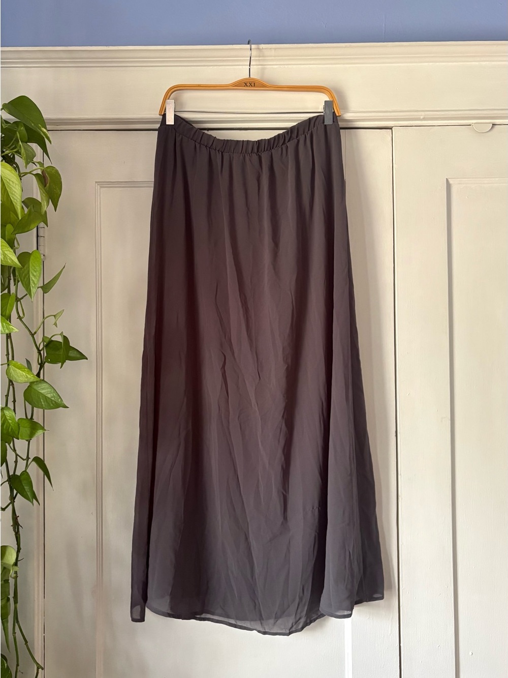Forever 21 Maxi Skirt in Gray